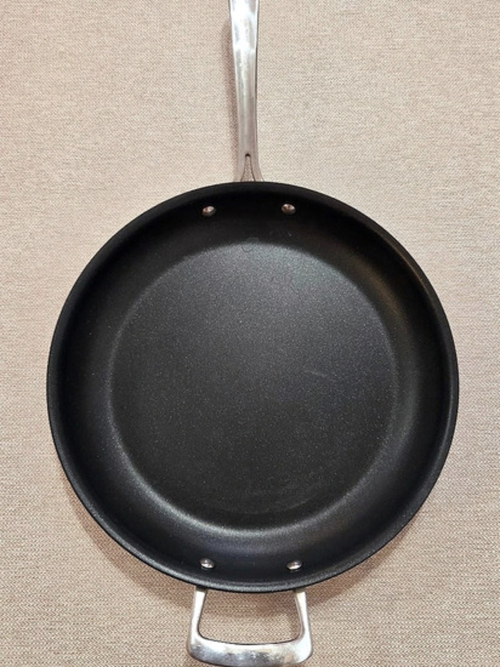 All-Clad HA1 Hard Anodized Nonstick 12-Inch Fry Pan with Helper Handle 12-Inch